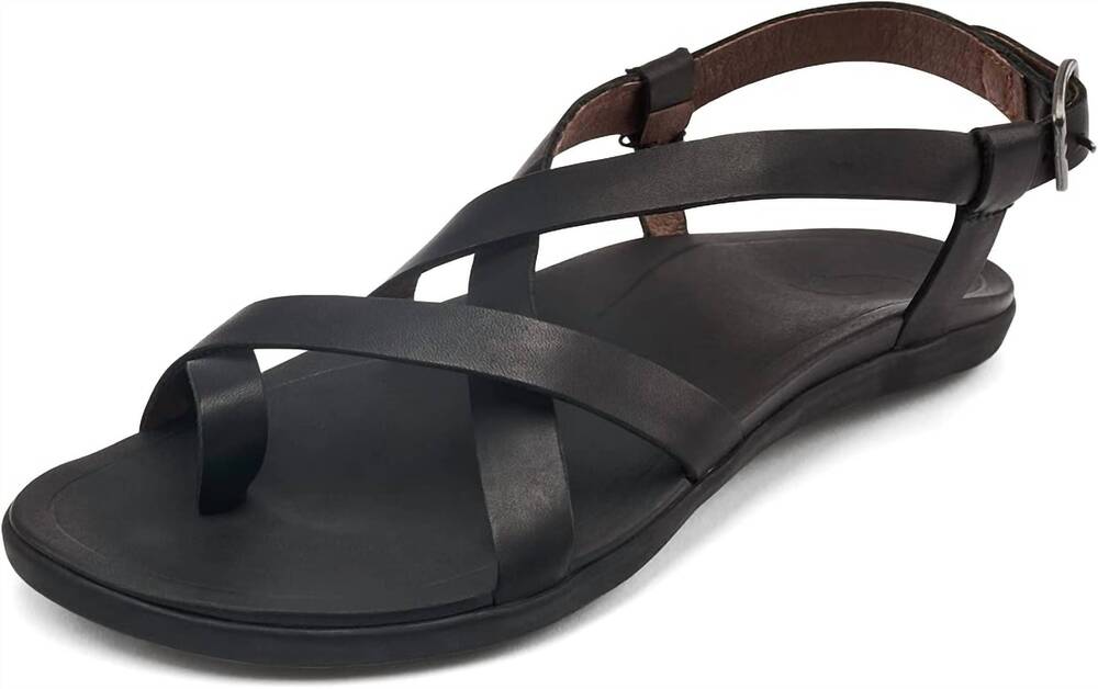 NEW OLUKAI women's upena sandal in black